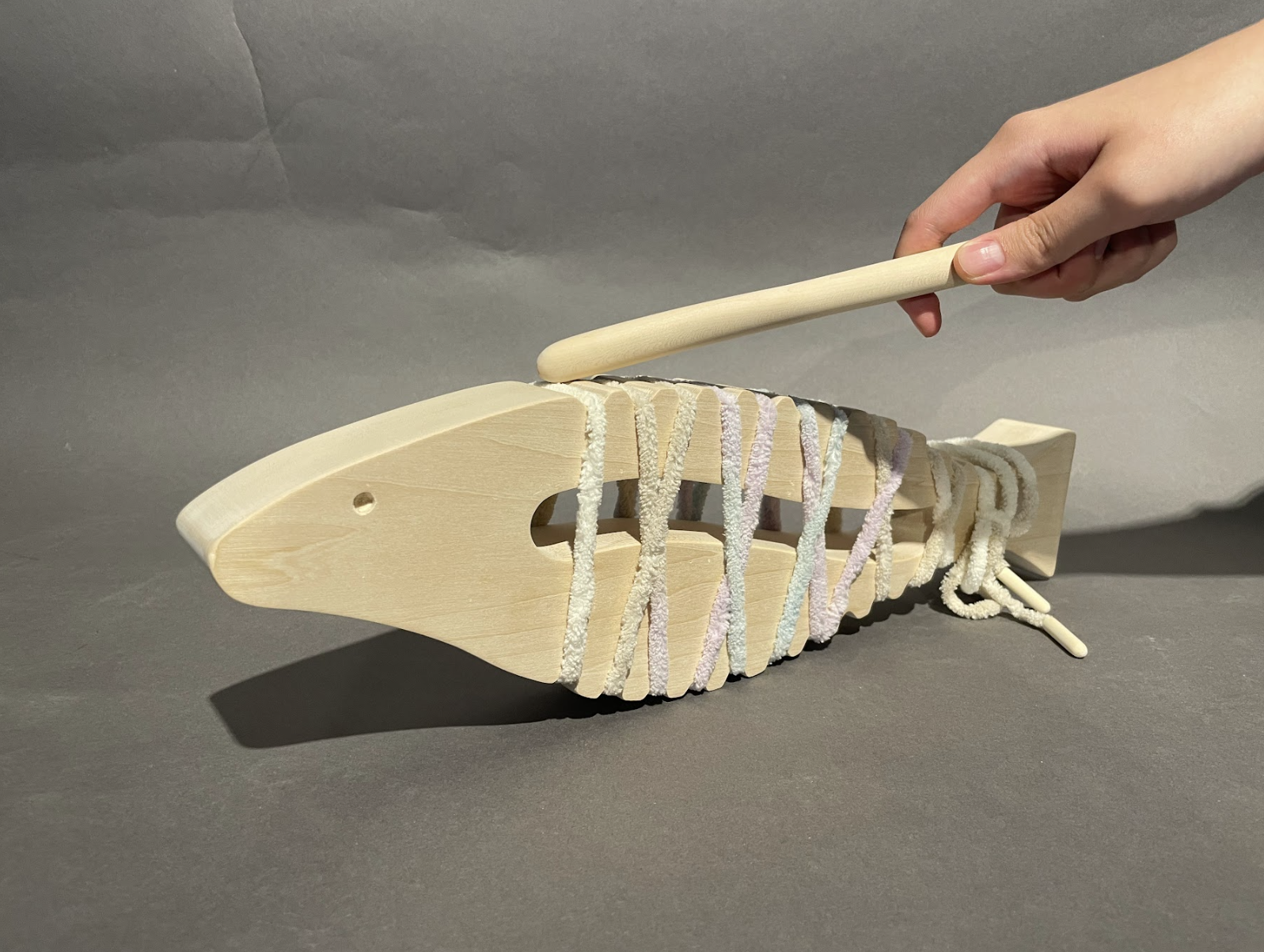 Musical Shoe-Lace Fish Toy