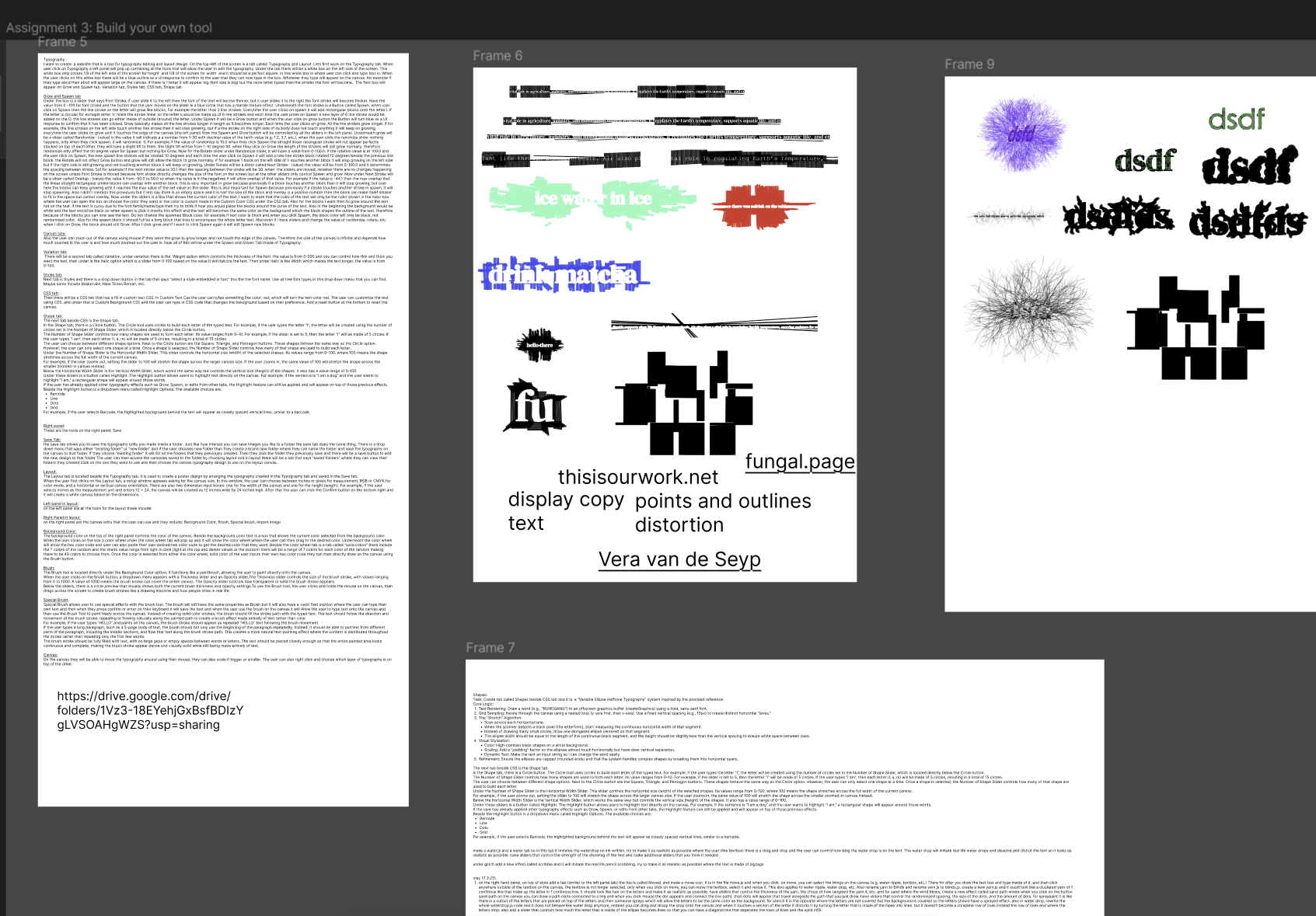 Planning and rough drafts